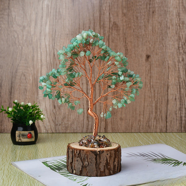 Natural Crystal Money Tree Birthday Gift